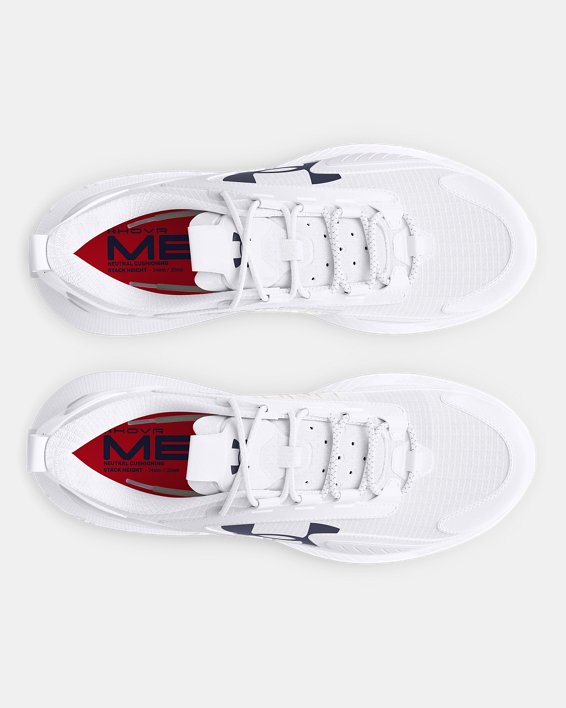 Unisex UA HOVR™ Mega 2 MVMNT Sportstyle Shoes in White image number 2